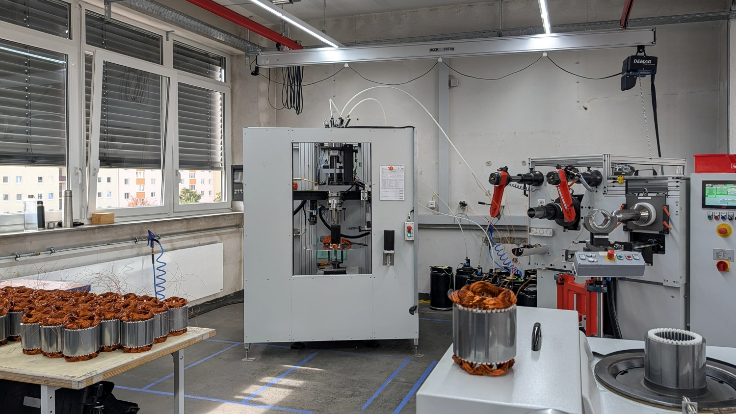 Automatisierte Wicklung für Serienmotoren