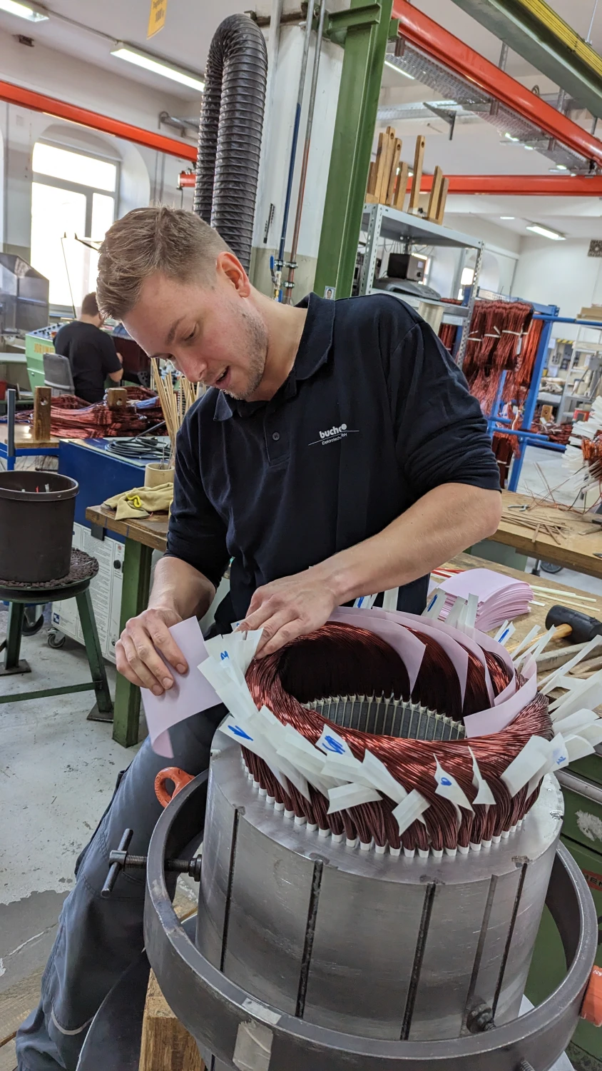 Elektromotor Wicklung per Hand - Schritt 5